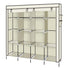 67" Clothes Closet Portable Wardrobe Clothes Storage Rack Bedroom Clothes Organizer