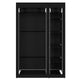 67" Portable Clothes Closet Wardrobe with Non-woven Fabric and Hanging Rod Quick and Easy to Assemb 5 layers 6 grid 110*45*175
