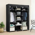 69" Portable Wardrobe Clothes Closet Home Clothes Storage Organizer with Shelves US