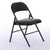 6pcs Elegant Foldable Iron & PVC Chairs for Convention & Exhibition Black Living room chair Dining chair foldable