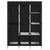 71 inch Portable Closet Wardrobe Clothes Rack Storage Organizer with Shelf