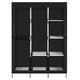 71 inch Portable Closet Wardrobe Clothes Rack Storage Organizer with Shelf