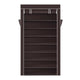 71 inch Portable Closet Wardrobe Clothes Rack Storage Organizer with Shelf
