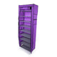 71 inch Portable Non-Woven Fabric Cover Clothes Closet Home Wardrobe Clothes Storage Organizer with Shelves