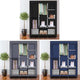 71 inch Portable Non-Woven Fabric Cover Clothes Closet Home Wardrobe Clothes Storage Organizer with Shelves