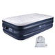 75*39*18 Inch Camping Mat Lazy Bag Inflatable Air Sofa Portable No Leakage Home Air Mattress Air Bed With Rechargeable Pump