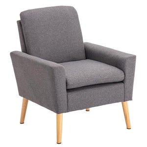(75 x 74 x 88)cm Modern Fabric Sofa Upholstered Gray Sofa Chair for bedroom Living room