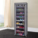 9-Layer Nonwoven Fabric Shoe Cabinet Easy to Assemble Entryway Shoe Organizer Shelf Closet Furniture Tall Shoe Rack