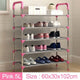 Actionclub Multi-purpose Multi-layer Simple Shoe Rack Household Dust-proof DIY Assembly Shoe Organizer Rack Space Saver