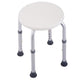 Adjustable Aluminum Alloy Elderly Bathroom Chair Stools Bath Shower Stools Chairs Anti Slip Toilet Chair Pregnant Shower Seat