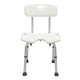 Adjustable Height Bath And Shower Chair Top Rated Shower Bench Safety Seat shower Stool For Elderly Removable Back Rest