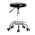 Adjustable Work Rotating Round Chair 5 Rolls Leather Lift Bar Swivel Stool E5M1