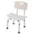 Aluminum Alloy Elderly Bath Chair with Backrest White Bath Chair Toilet Chair Disabled Seat Shower Stool Non Slip Home Bathroom