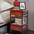 Bedside Table Coffee Table Magazine Shelf Modern Simple Solid Wood Small Table Movable Living Room Bedroom