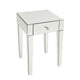 Bedside Table Mirrored Glass Bedside Table with Drawers and Glass Handles Mirror Fast delivery Bedroom Furniture