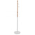 Beech Standing Hat Coat Rack Jacket Bag Hanger Tree Coat Hat Umbrella Stand with Round Base