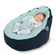 COVER ONLY, NO FILLINGS - Comfortable Soft Baby Bean Bag Harness 2 tops Baby Bean Bag Cover No Stuffings