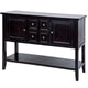Cambridge Series Buffet Sideboard Console Table with Bottom Shelf Dining Table Home Furniture Sideboard MDF Panels Wood frame