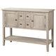 Cambridge Series Buffet Sideboard Console Table with Bottom Shelf Dining Table Home Furniture Sideboard MDF Panels Wood frame