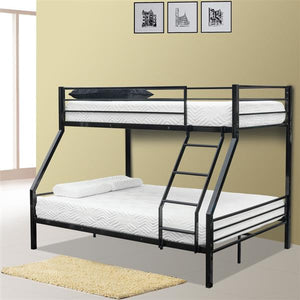 Children Bunk Bed Bunk Bed with Oblique Ladder Black with Rubber Pad Ladder Ladder Stair Safe and Strong