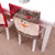 Christmas Decoration Home Decor Hat Back Chair Cover Decor Restaurant Hotel Square Stool Snow Man Furniture Decoration