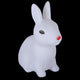 Christmas Gift Rabbit Shape Kids Bedroom PVC Party Battery Powered Home Decor Colorful LED Cute Desktop Night Light