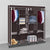 Clothes Closet Portable Wardrobe Storage Rack 12 Shelves 4 Side Pockets
