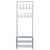 Clothing Rack Metal Entryway Coat Shoe Rack 3-Tier Shoe Bench With Coat Hat Umbrella Clothes Hanger Racks Bedroom Furniture