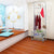Clothing Rack Metal Entryway Coat Shoe Rack 3-Tier Shoe Bench With Coat Hat Umbrella Clothes Hanger Racks Bedroom Furniture
