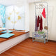 Clothing Rack Metal Entryway Coat Shoe Rack 3-Tier Shoe Bench With Coat Hat Umbrella Clothes Hanger Racks Bedroom Furniture