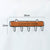 Clothing Rack Wall Mounted Clothes Hanger 4/5/6 Hooks Hat Key Holder Laundry Coat Rack Hanging Storage Shelf for Home Dropship