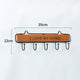 Clothing Rack Wall Mounted Clothes Hanger 4/5/6 Hooks Hat Key Holder Laundry Coat Rack Hanging Storage Shelf for Home Dropship