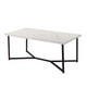 Coffee Table Nordic Minimalist Creative Living Room Net Red Wrought Iron Wood Square Japanese Easy Installation Coffee Table