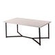 Coffee Table Nordic Minimalist Creative Living Room Net Red Wrought Iron Wood Square Japanese Easy Installation Coffee Table
