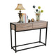 Console Entryway Wood Metal Table Hallway Foyer Office Desk Furniture