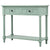Console Table Traditional Design with Two Drawers and Bottom Shelf Acacia Mangium (Retro blue) 2020 New Arrival