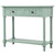 Console Table Traditional Design with Two Drawers and Bottom Shelf Acacia Mangium (Retro blue) 2020 New Arrival