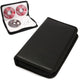 Coofit 80 Capacity DVD Storage Hard Plastic CD Binder Protective CD Cases Blue CD Wallet