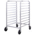 Costway 10 Sheet Aluminum Bakery Rack Commercial Cookie Bun Pan Kitchen w/Wheel