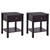 Costway 2 PCS Nightstand End Table Storage Display  Furniture Drawer Shelf Beside