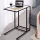 Costway Coffee Tray Side Sofa End Table Ottoman Couch Stand TV Lap Snack W/Glass Top New