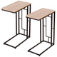 Costway Set Of 2 Coffee Tray Side Sofa End Table Ottoman Couch Room Stand TV Lap Snack