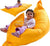 Cover only  No Filler - 	LITTLE BIG HUG ECO FRIENDLY INDOOR/OUTDOOR MEDIUM BEAN BAG MANY COLOURS