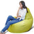 Cover only  No Filler- back support bean bag lounger with stools