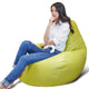Cover only  No Filler- back support bean bag lounger with stools
