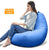 Cover only  No Filler- back support bean bag lounger with stools
