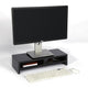 Desktop Monitor Stand LCD TV Laptop Rack Computer Screen Riser Shelf Platform Office Desk Tool Black Professional 50cm Meuble TV