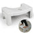 Dobrável para crianças footstool anti constipação banheiro plástico agachamento fezes toalete