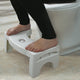 Dobrável para crianças footstool anti constipação banheiro plástico agachamento fezes toalete