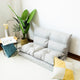 Double foldable dual-purpose sofa Multi-functional Lazy Sofa Floor chair cushion seat cushion chair for bedroom sofa bed